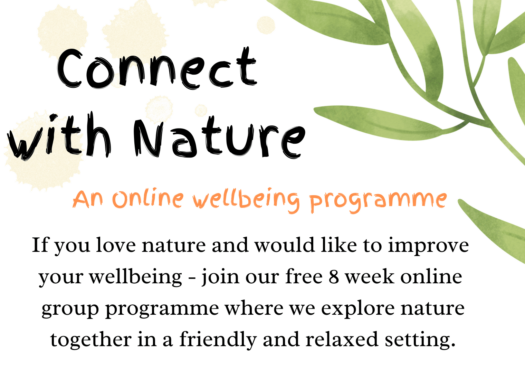 Connect with nature July poster
