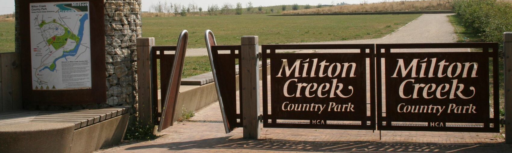 milton creek country park entrance